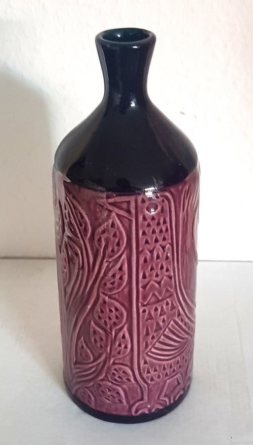 Swedish Ceramic Vase From Upsala Ekeby