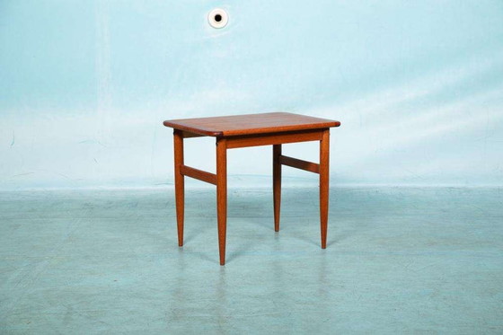 Image 1 of Set vintage di tavolini laterali in teak organico, tavolini laterali anni '60