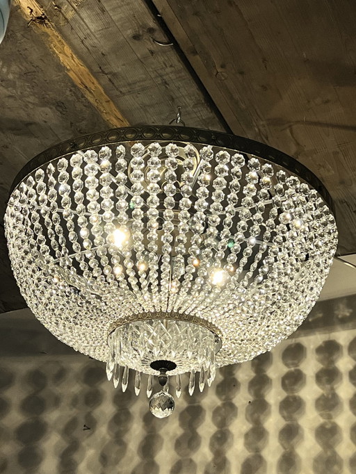 Vintage Crystal Chandelier Ceiling Light XL