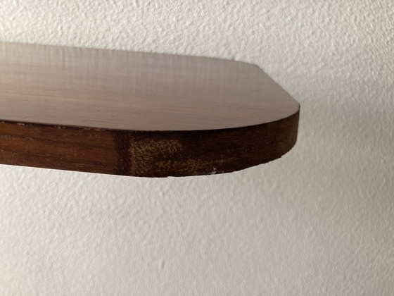 Image 1 of Vintage side table on wheels