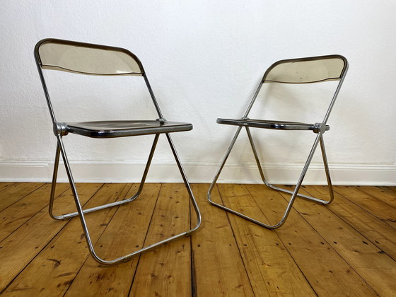 Image 1 of 2X Anomina Castelli Plia folding chairs by Giancarlo Piretti