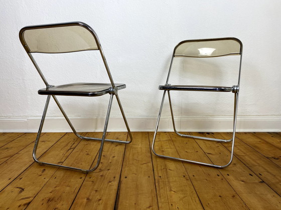 Image 1 of 2X Anomina Castelli Plia folding chairs by Giancarlo Piretti