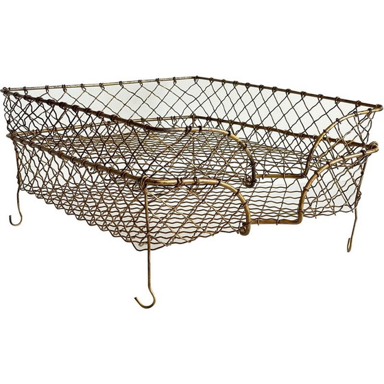 Image 1 of Coppia di stendardi vintage in filo di ottone