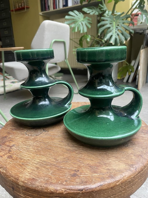 2X Cari Zalloni Candlesticks