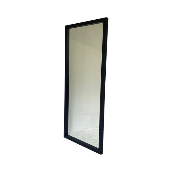 Image 1 of Dark Oak Framed Mirror - Varnished - Tall In Height