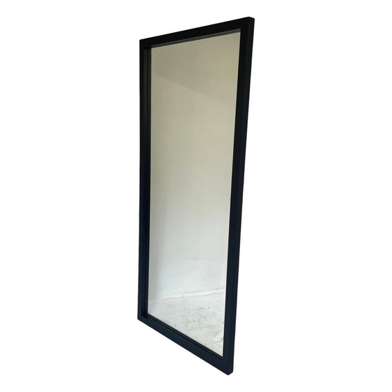 Image 1 of Dark Oak Framed Mirror - Varnished - Tall In Height