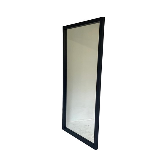 Image 1 of Dark Oak Framed Mirror - Varnished - Tall In Height