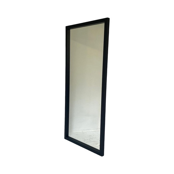 Image 1 of Dark Oak Framed Mirror - Varnished - Tall In Height