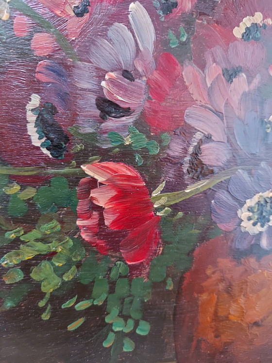 Image 1 of Still Life Oil Painting On Panel