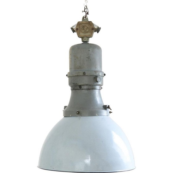 Image 1 of Large vintage industrial ceiling lamp by Elko