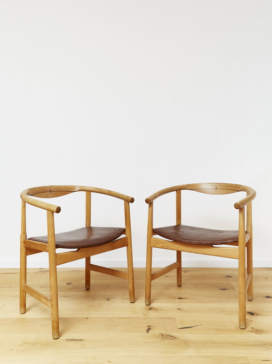 Image 1 of Paire Hans J.Wegner PP203 "First Chair" pour PP Møbler