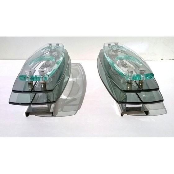 Image 1 of Set di 2 applique vintage di Veca, anni '60