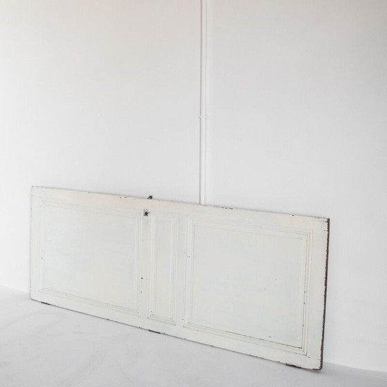 Image 1 of Porta interna in legno verniciato vintage, utilizzabile come testiera del letto, Francia 1960