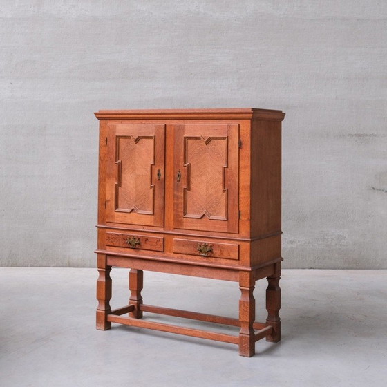 Image 1 of Vintage oak cabinet by Henning Kjaernulf, Denmark 1960