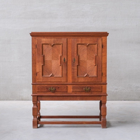 Image 1 of Vintage oak cabinet by Henning Kjaernulf, Denmark 1960