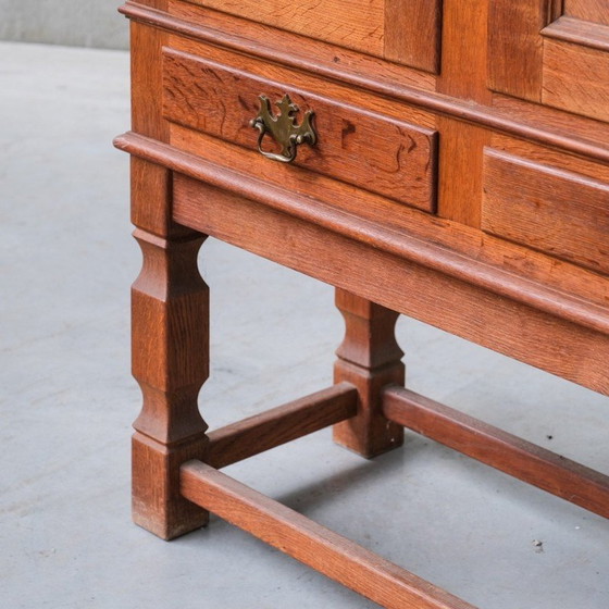 Image 1 of Vintage oak cabinet by Henning Kjaernulf, Denmark 1960
