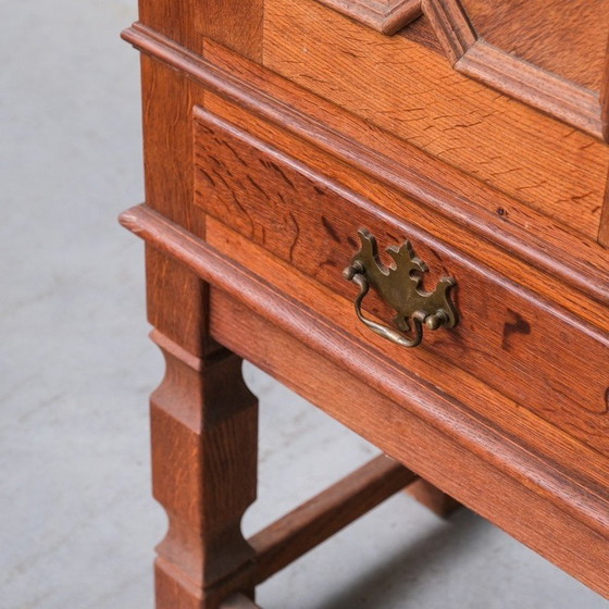 Image 1 of Vintage oak cabinet by Henning Kjaernulf, Denmark 1960