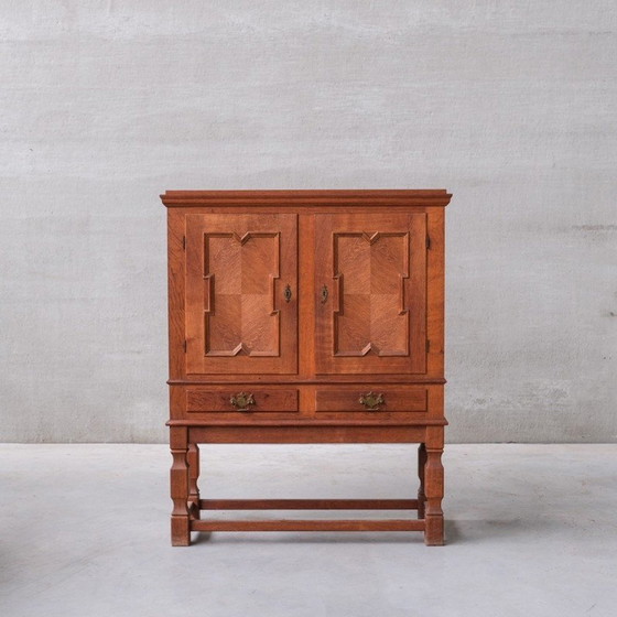 Image 1 of Vintage oak cabinet by Henning Kjaernulf, Denmark 1960