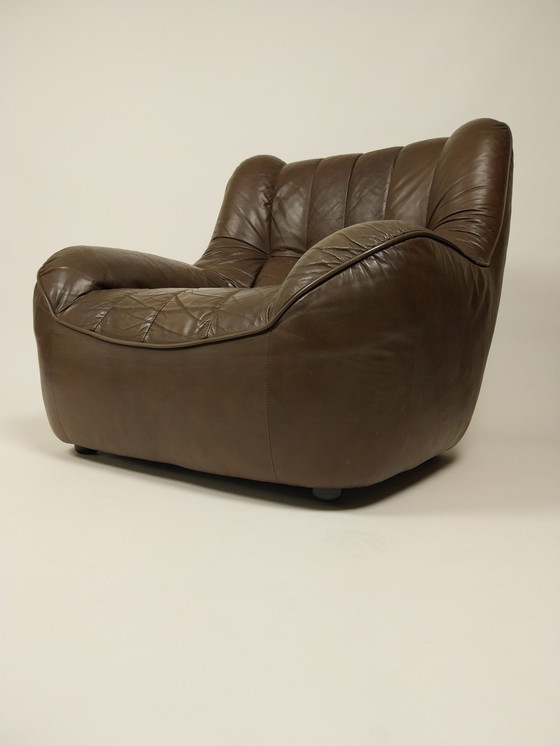 Image 1 of Vintage Leather Armchair, 1982