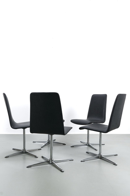 5x sedia girevole vintage