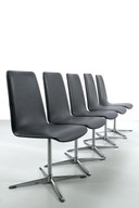 5x Vintage swivel chair