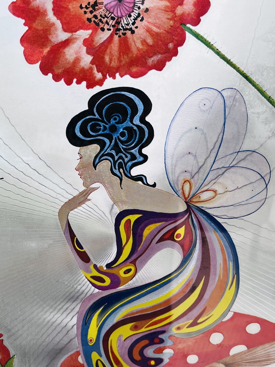 Image 1 of Cuadro de Michel Emblem "Ninfa de la amapola"