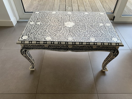 Bone Inlay Coffee Table