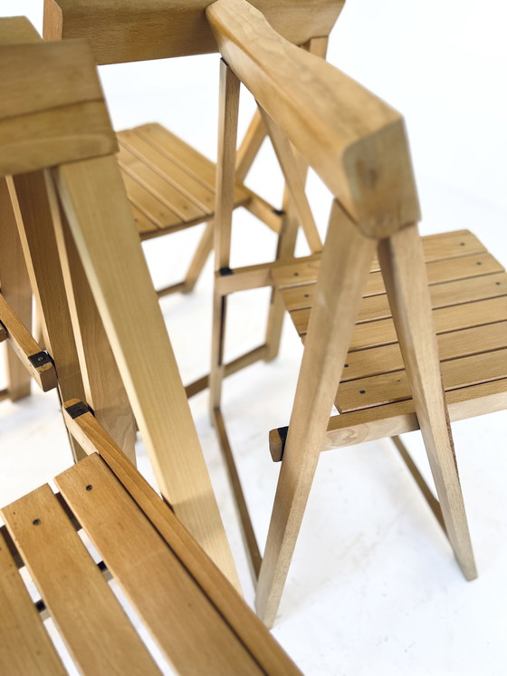 Image 1 of 4x folding chair Aldo Jacober, Alberto Bazzani