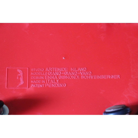 Image 1 of Pair of vintage "Giano Vano" fibreglass bedside tables by Emma Gismondi for Artemide, 1973