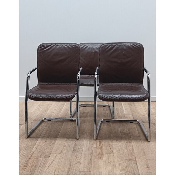 Image 1 of Vintage office chair in brown leather