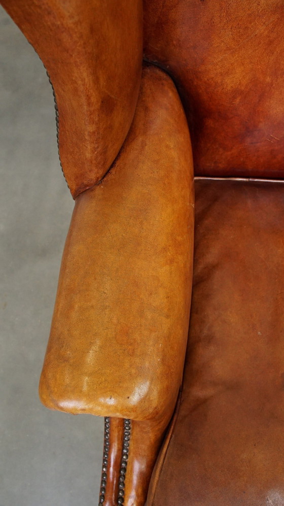 Image 1 of 2 X Sheep Leather Ear Armchair