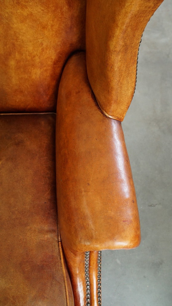 Image 1 of 2 X Sheep Leather Ear Armchair