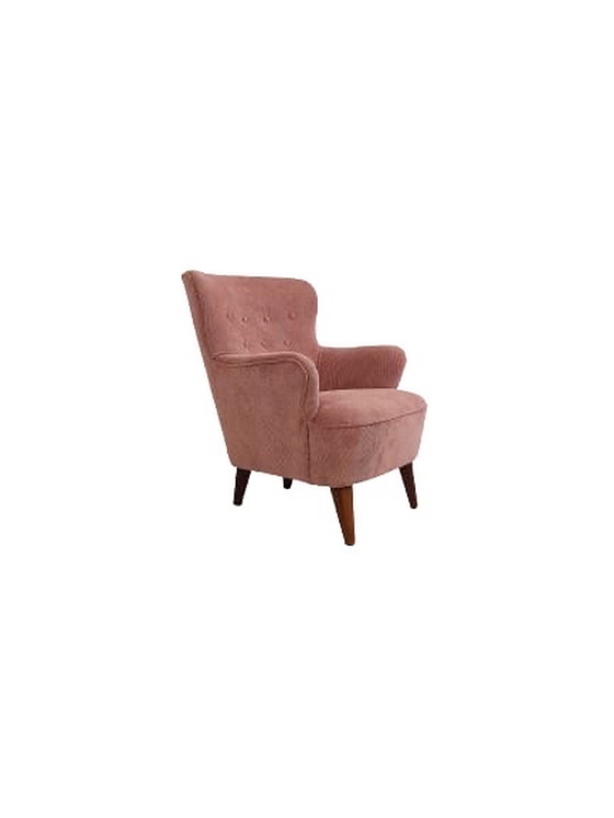 Image 1 of Artifort armchair pink new refurbished Theo Ruth