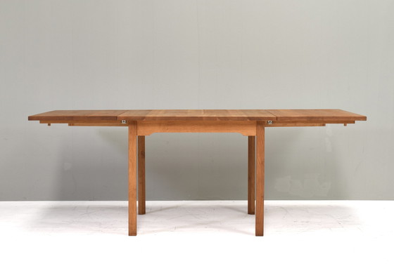 Image 1 of Table de salle à manger scandinave en chêne - circa 1970-80