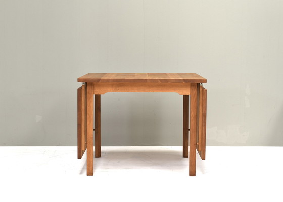 Image 1 of Scandinavian drop leaf dining table in Oak – circa 1970-80