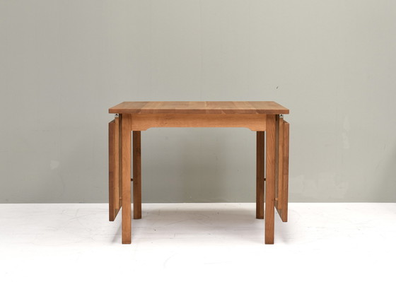 Image 1 of Scandinavian drop leaf dining table in Oak – circa 1970-80