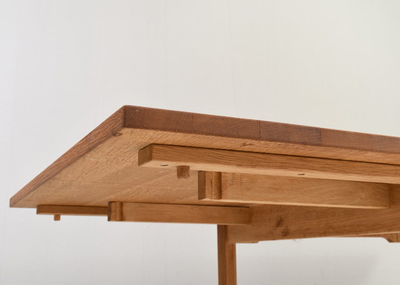 Image 1 of Table de salle à manger scandinave en chêne - circa 1970-80