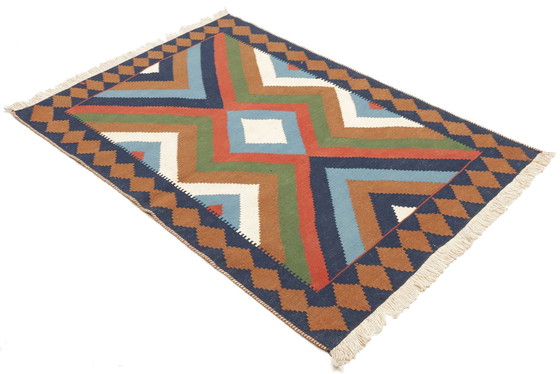 Image 1 of Kilim Persia Qashqai -Hand-woven- Collector's item- 145 X 100 Cm No. 448817