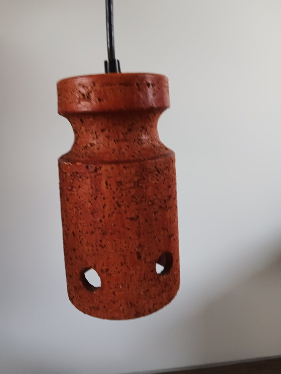 Image 1 of Bellissima lampada a sospensione in ceramica retrò/vintage/spaziale, risalente al 1970 circa