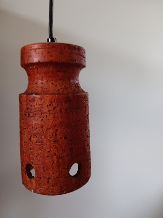 Image 1 of Bellissima lampada a sospensione in ceramica retrò/vintage/spaziale, risalente al 1970 circa