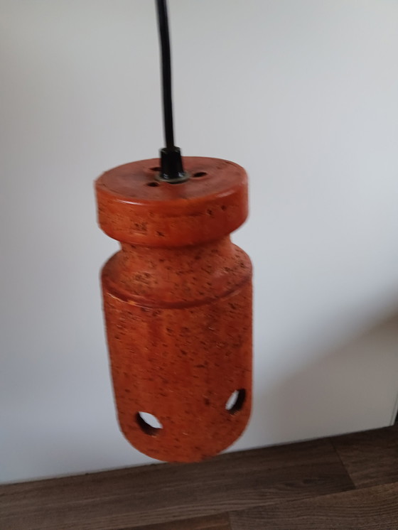 Image 1 of Bellissima lampada a sospensione in ceramica retrò/vintage/spaziale, risalente al 1970 circa