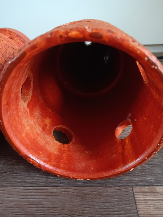 Image 1 of Bellissima lampada a sospensione in ceramica retrò/vintage/spaziale, risalente al 1970 circa