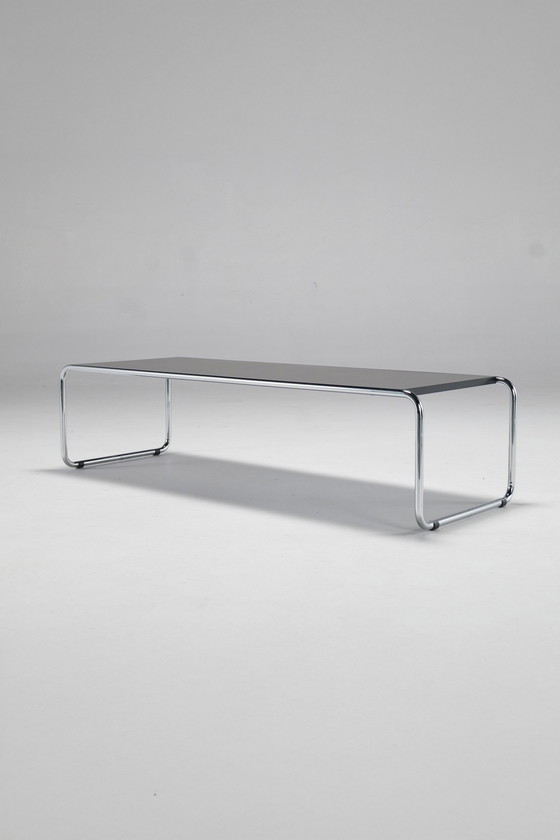 Image 1 of Bauhaus "Laccio" Coffee Table, Marcel Breuer For Gavina, Italy, 1960S