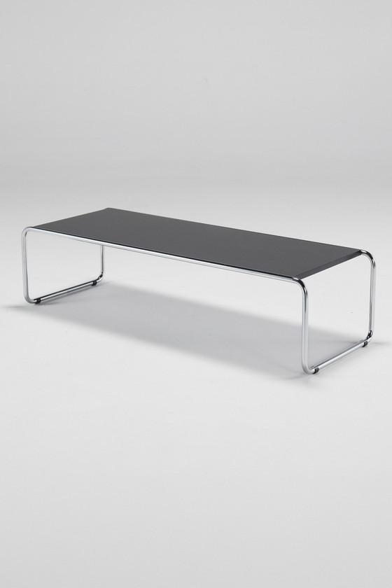 Image 1 of Bauhaus "Laccio" Coffee Table, Marcel Breuer For Gavina, Italy, 1960S