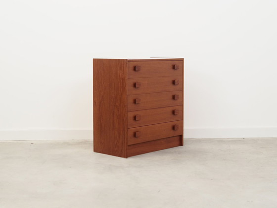 Image 1 of Teak Chest Of Drawers, Danish Design, 1970S, Production: Denmark