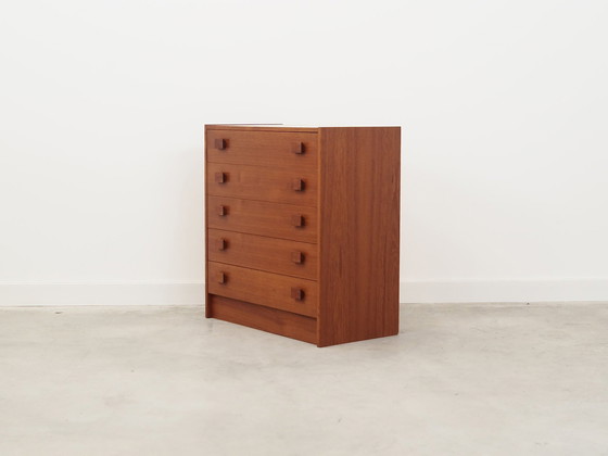 Image 1 of Teak Chest Of Drawers, Danish Design, 1970S, Production: Denmark