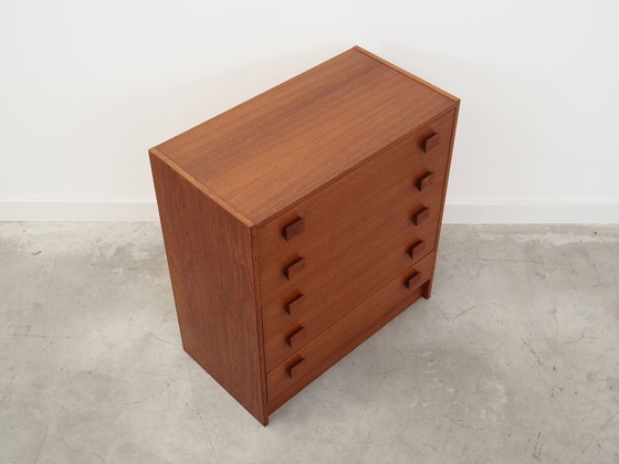 Image 1 of Teak Chest Of Drawers, Danish Design, 1970S, Production: Denmark