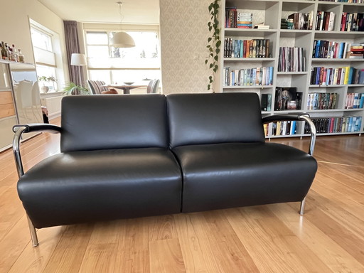 Leolux Model Scylla 2-Seater Sofa. Leather