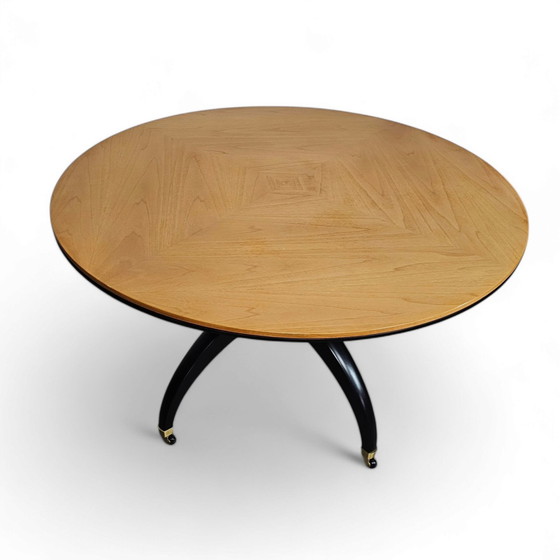Image 1 of Circular Table Signed Giorgetti From The 80S By Centro Ricerche