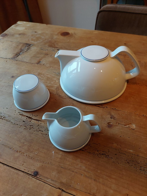 Teapot, Sugar Bowl And Milk Jug From Pieter Stockmans